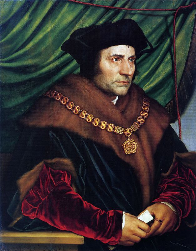 10 Sir Thomas More - Hans Holbein The Younger 1527 Frick Collection New York City